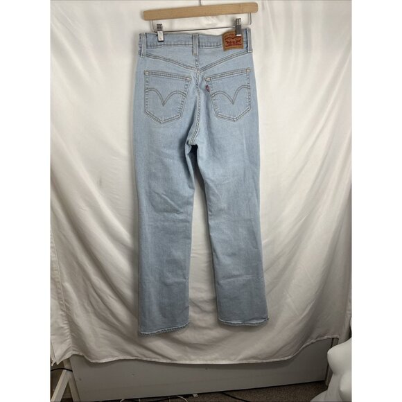 Levis Ribcage Bootcut 90s Faded Jeans Womens Size 30 - Picture 7 of 13